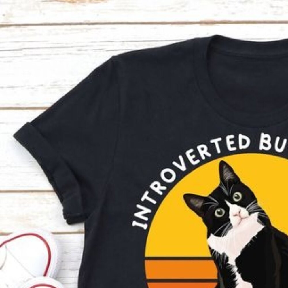 Introverted But Willing To Discuss Cats -Cat Mom … - image 3